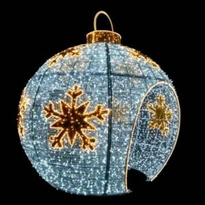 Outdoor Giant LED Ball Motif Decorative Light