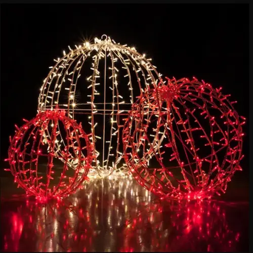 Foldable Ball LED Motif Decorative Light for Holiday Decoration