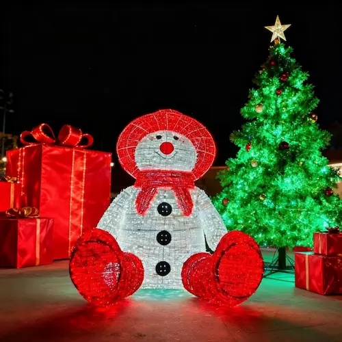 Snowman Giant Snowman LED Motif Light for Christmas Outdoor Decoration