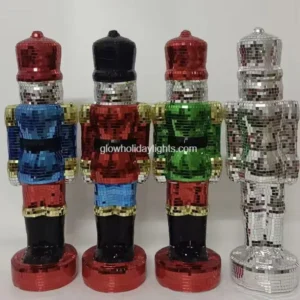 Small Mosaic Disco Nutcracker