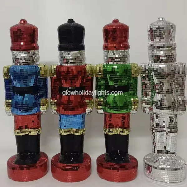 Small Mosaic Disco Nutcracker