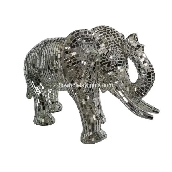 Mosaic Disco Diamond Elephant