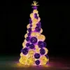 christmas tree (5) Commercial giant ball panel tree with LED lights for holiday decoration