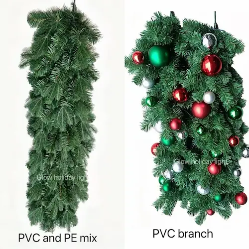 glowholidaylights Giant lighted commercial Christmas tree, modern city holiday installation,pvc pe branch