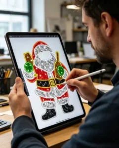 Outdoor Christmas display light designation manufacturing process